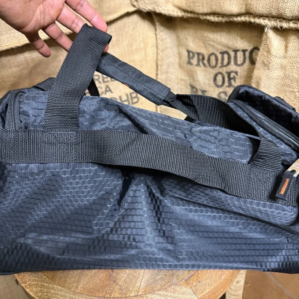 Harley Davidson Duffle Bag Unisex Large Black Excellent Crossbody Gym Travel Bag